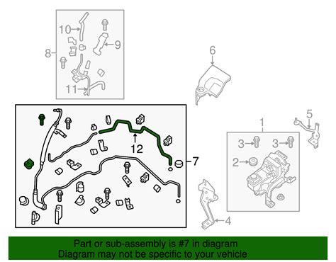 2019-2020 Infiniti QX60 Pressure Hose 49710-3KD0D | Faulkner Infiniti ...