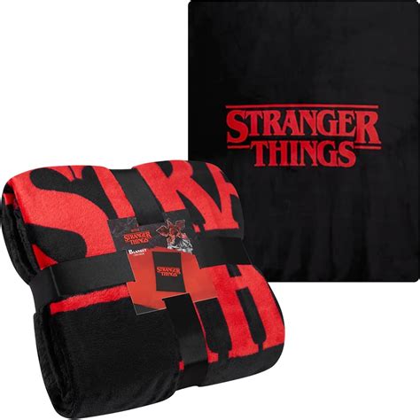 Stranger Things Blanket Throw Bedroom Accessories Fleece Blanket ...