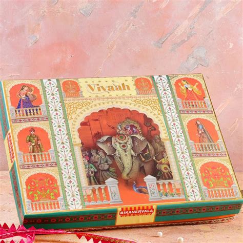 Premium Wedding Bhaji Box with Sweets & Snacks | Vivaah Bhaji Box ...