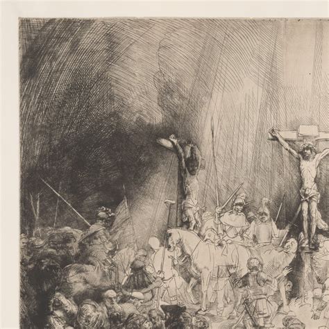 The Three Crosses Christ Crucified between the two Thieves: 'The Three ...