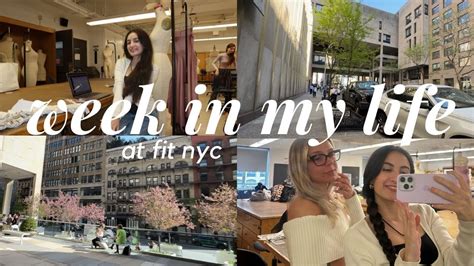 week in my life at fit nyc | school days, photoshoot & more ˖ 〰 - YouTube
