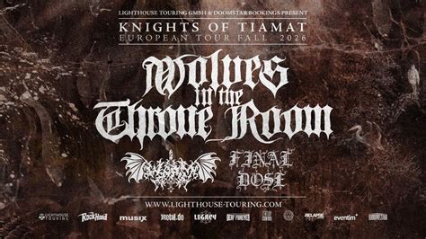 Wolves in the Throne Room - Knights of Tiamat European Tour 2026 ...