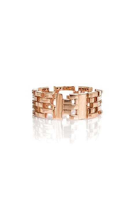 Detachable Brick diamonds gold rings - Sansoeurs