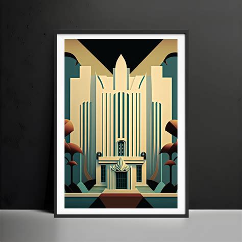 Art Deco Poster Buildings