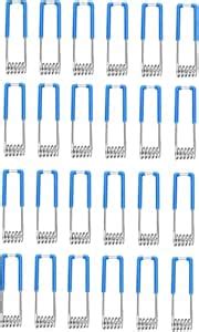 24pcs Holding Spring Clips Attach Clamps Light Fittings 1.4x60mm for ...