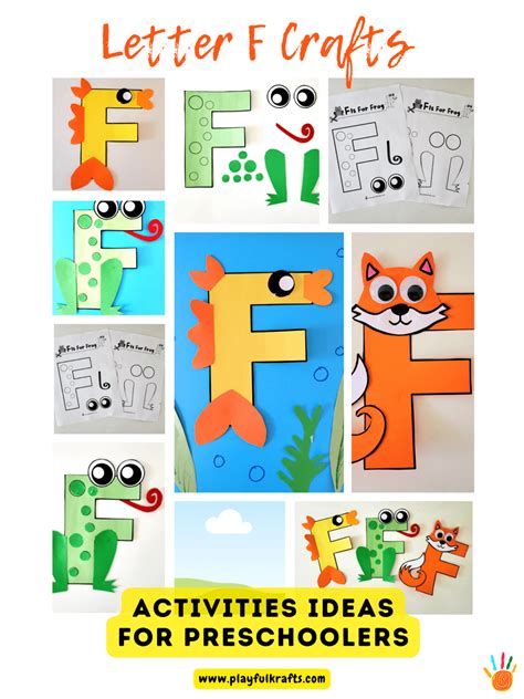 Letter F Crafts For Kindergarten Letter F Craft With Printable F Is