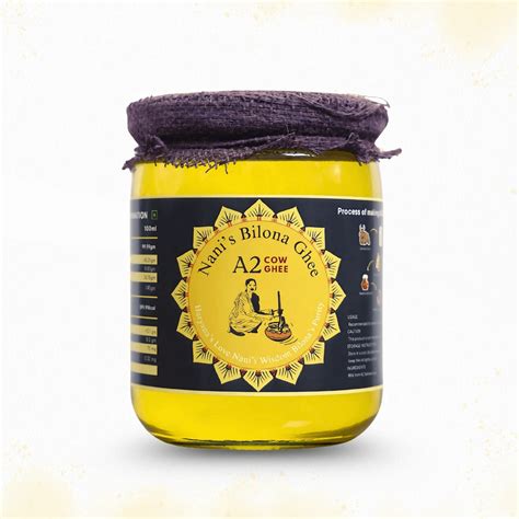 A2 Organic Cow Ghee | Ayurvedic bilona method | Desi Sahiwal Cow – Nani ...