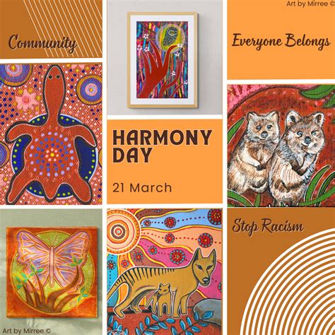 Top 5 Harmony Day Australia activites ~ We belong – The Official Website ~ Art by Mirree