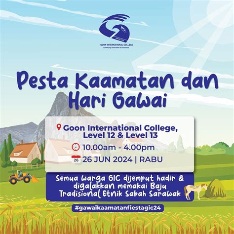 Goon International College (GIC) | PESTA KAAMATAN & HARI GAWAI 2024 ...