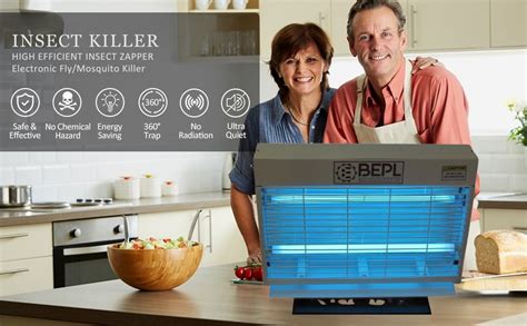 BEPL Electric Insect Killer High-Voltage Fly Zapper Metal Body for Home ...