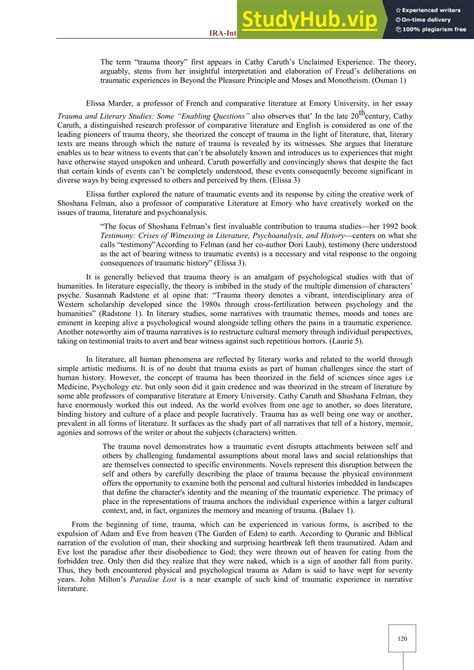 Art as Narrative Recounting Trauma through Literature.pdf