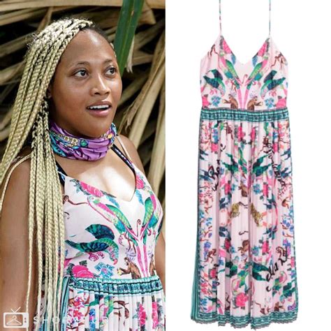 Survivor: Island of the Idols Lauren's Patterned Dress | Shop Your TV