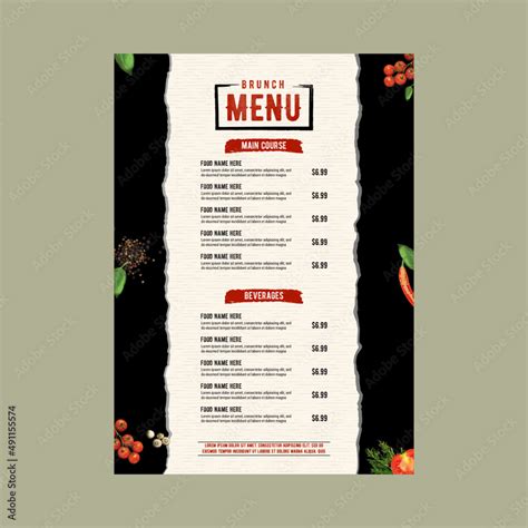 Image result for Dining Front Page Menu