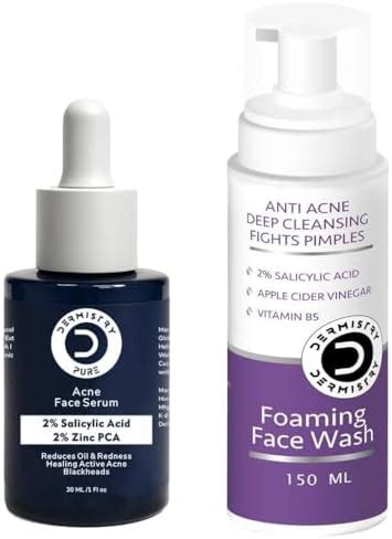Dermistry 2% Salicylic Acid 2% Zinc Face Serum & Niacinamide ...