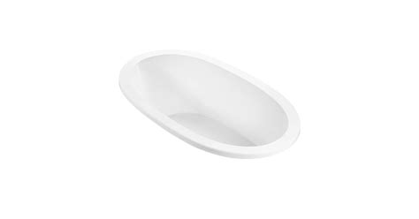 MTI Baths S122-WH-DI Adena 2 63" Drop In Acrylic Soaking Tub with ...