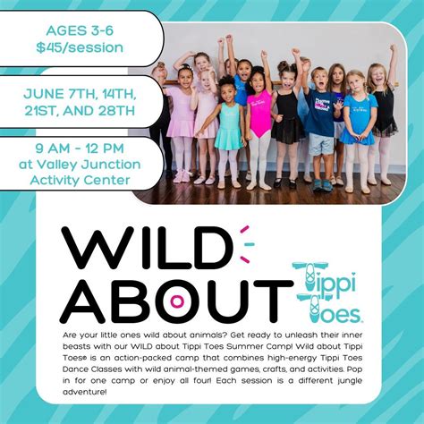 West Des Moines Mini Summer Camps: Wild About Tippi Toes!, Valley ...