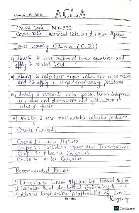 Image result for Advance Calculus Module