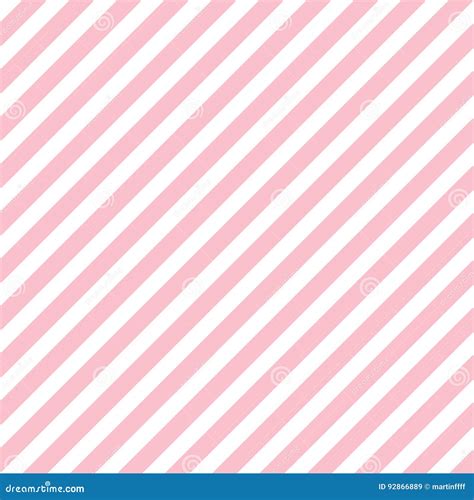 Pink White Diagonal Stripes Seamless Vector Stock Vector - Illustration ...
