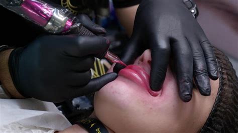 Image result for Microblading Lip Tutorial