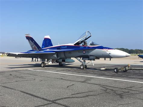 The Canadian CF-18 demo team visited Baltimore this weekend for Fleet ...