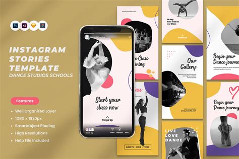 Instagram Post Template Google Slides