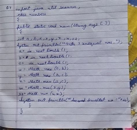 Without using if-else statement and ternary operators, accept three ...