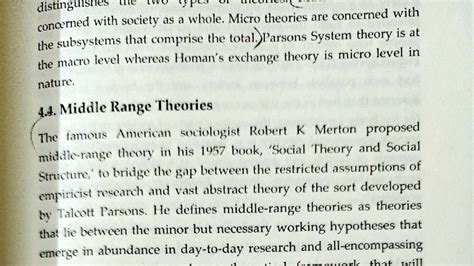 Middle Range Theory - Notes on Sociological Concepts - Studocu