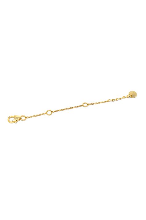 Chain Extender Gold Plated Sterling Silver Accessory | 925 Silver ...