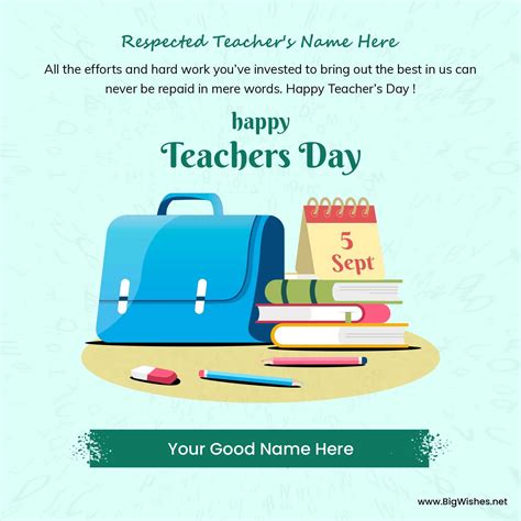 Teachers Day 2025 Wishes Cards, Quotes, Images & Messages