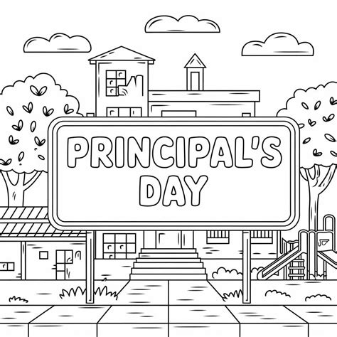 School Principals' Day 3 coloring page - Download, Print or Color ...