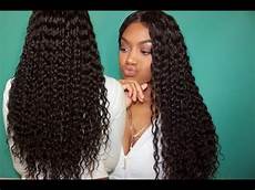 How To Care For And Wavy Weave by How To Maintain Deepwave Curly Hair Ft Chinalacewigs How To Care For And Wavy Weave