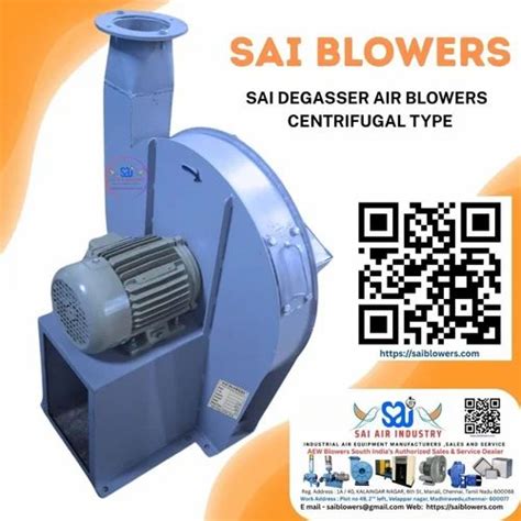 Degasser Tower Air Blower - 1 HP Degasser Tower Air Blowers Service ...