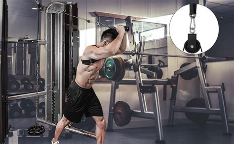 ISF IS Fitness Exercise Machine Attachments Nylon Gym Pulley with ...