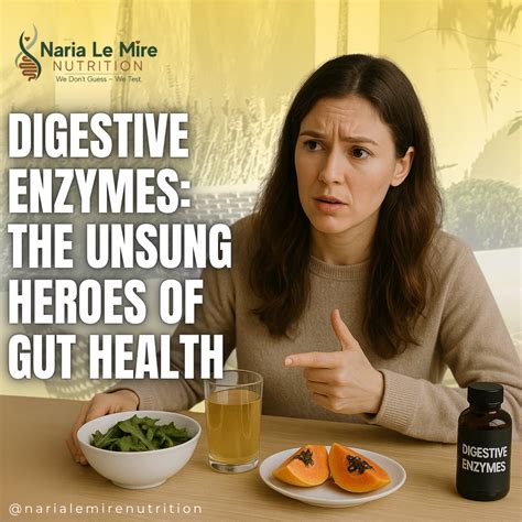 Digestive Enzymes: The Unsung Heroes of Gut Health! - Naria Le Mire Nutrition LLC