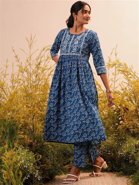 Indigo Collection - Buy Indigo Colour Dresses Online in India | Libas