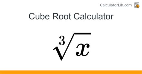 Image result for Cube Root Calculator