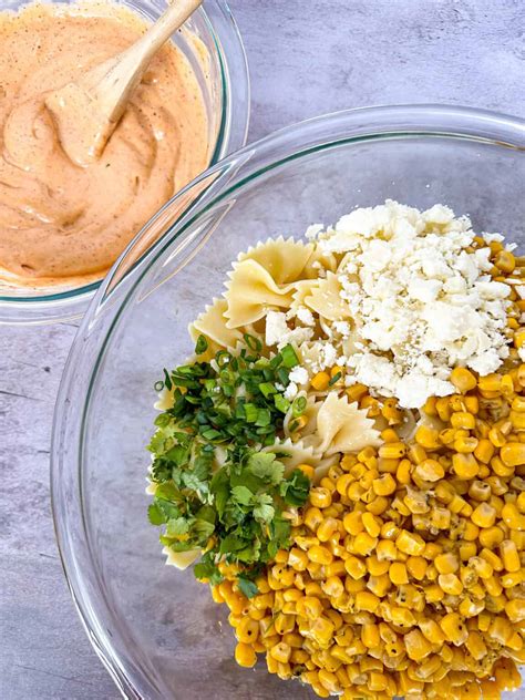 Easy Mexican Street Corn Pasta Salad Recipe - Whiskful Cooking