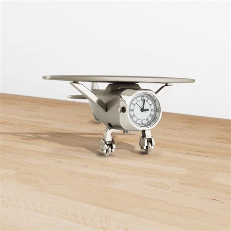 Celebr8 Airplane Miniature Desk Clock | Customised Analog Table Clock ...