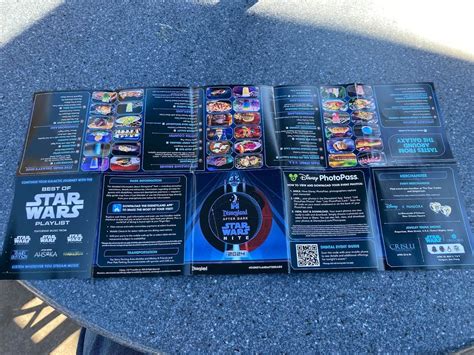 Disneyland After Dark: Star Wars Nite - Guide Map with List of ...