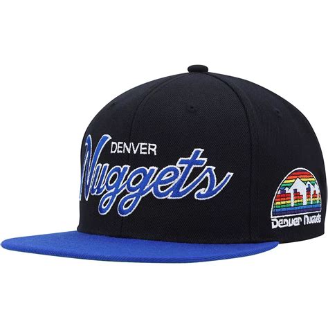 Men's Mitchell & Ness Black Denver Nuggets Hardwood Classics MVP Team ...