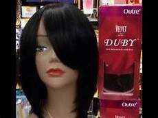 Outre Duby Hair In Purple Box by 3 N 1 Bob Wig W Out Re Duby Velvet Remi Hair Outre Duby Hair In Purple Box