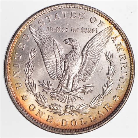 TONED BU - 1896 Morgan Silver Dollar | Property Room