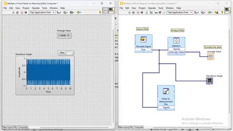 How to Use LabVIEW Express Formula 的图像结果