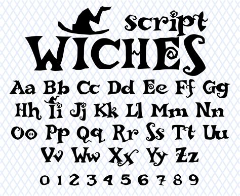 Halloween Font Witches Font Scary Font Spooky Font Happy Halloween Font ...
