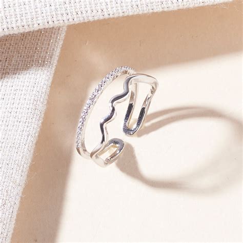 Soft Studded Crown Silver Ring | Salty – Salty Accessories