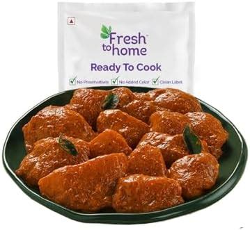 FreshToHome Boneless Chicken 65 | 350g Pack | Ready-to-Cook ...
