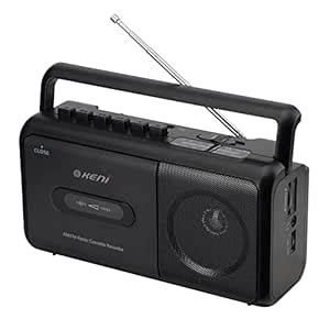 G Keni Portable Cassette Player Boombox AM/FM Radio Stereo, Casette ...