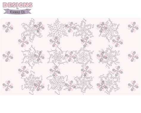 Hmong Design, 12 Hmong Last Names - Snowflake Set, Hmong SVG, Snowflake ...