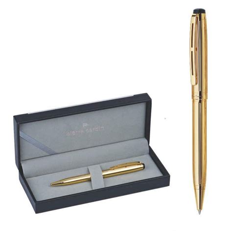 Pierre Cardin Gold Stone Bright Gold Exclusive Ball Pen — Metro ...