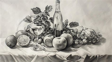 Premium Photo | Still life drawings capture everyday objects and scenes with careful observation ...